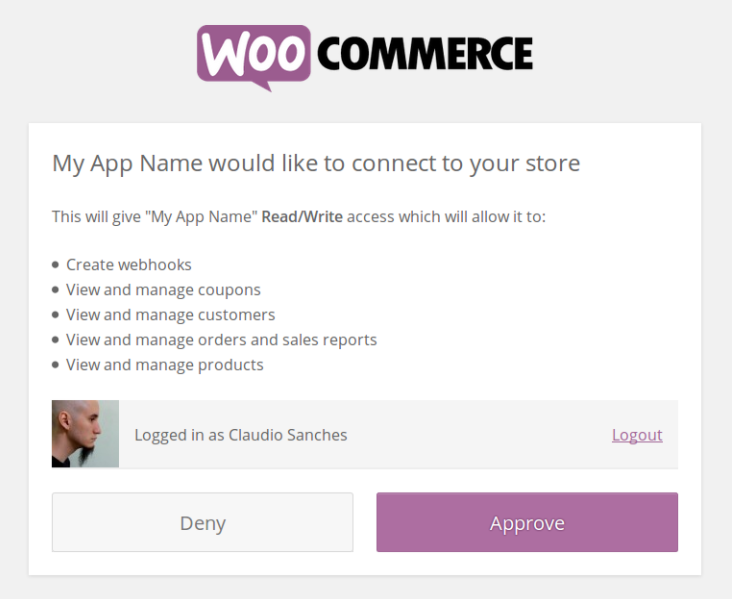 WooCommerce OAuth